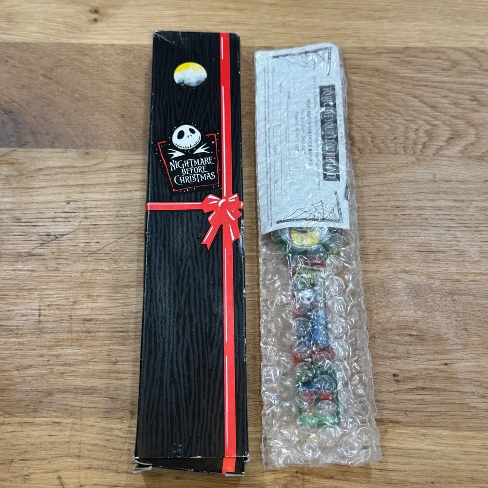 Vintage 1993 Nightmare Before Christmas Watch Touchstone Pictures Original Box
